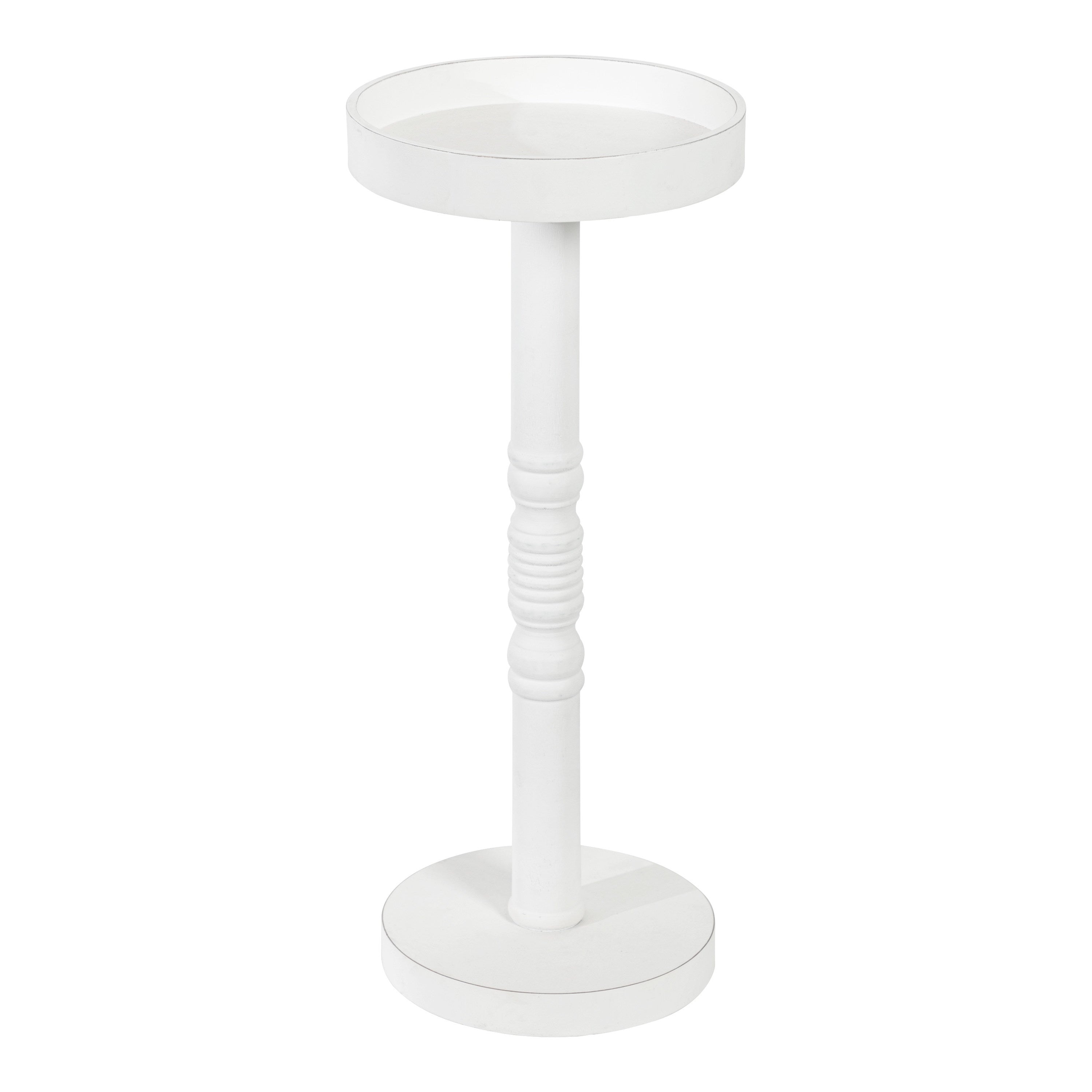 Drink Table White 10x10x22 1