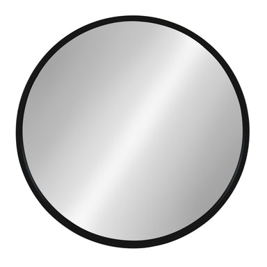 Round Mirror Black 21.6" Diameter 2