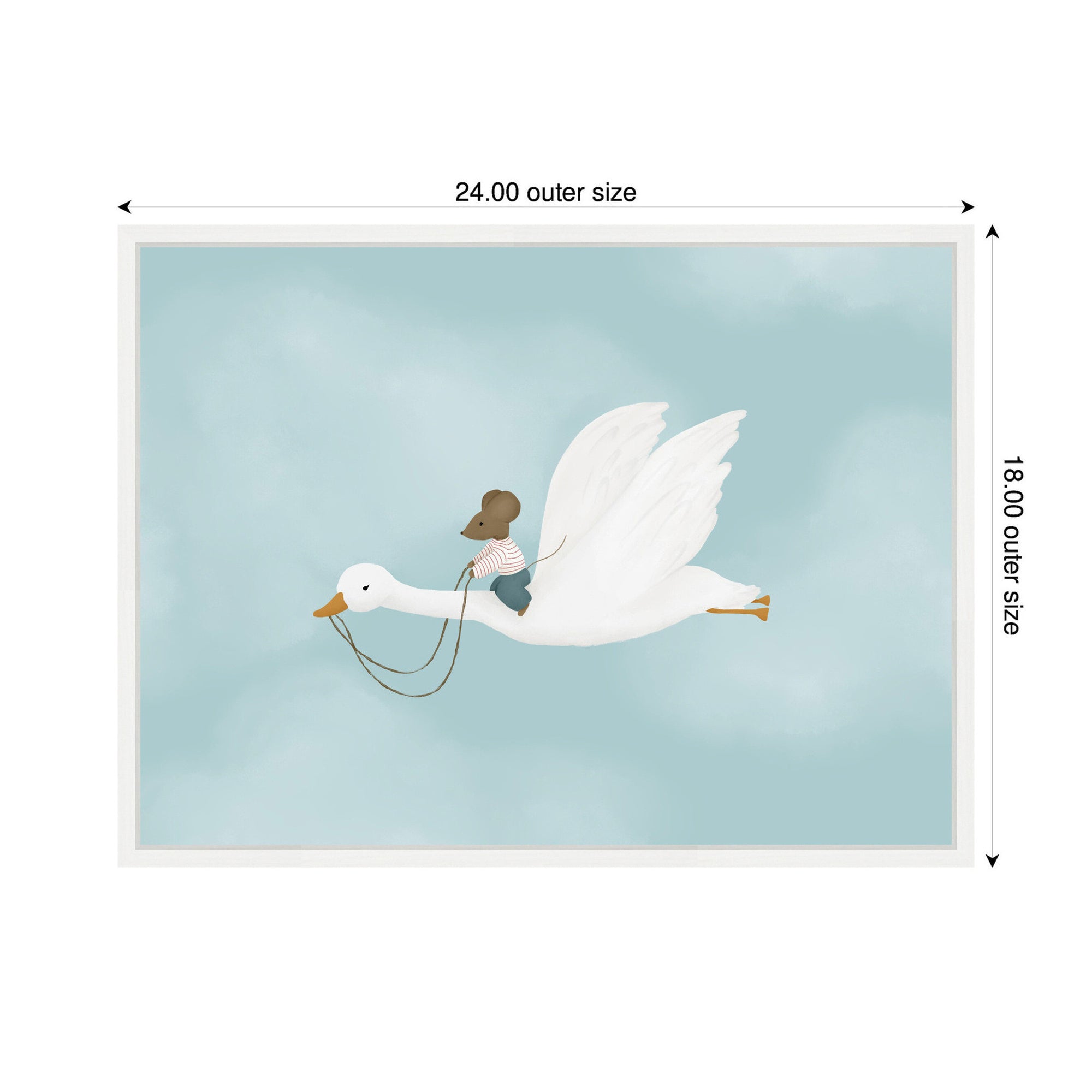 Framed Canvas 24x18 Sylvie White 2
