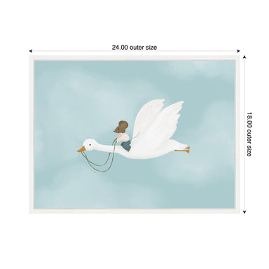 Framed Canvas 24x18 Sylvie White 2