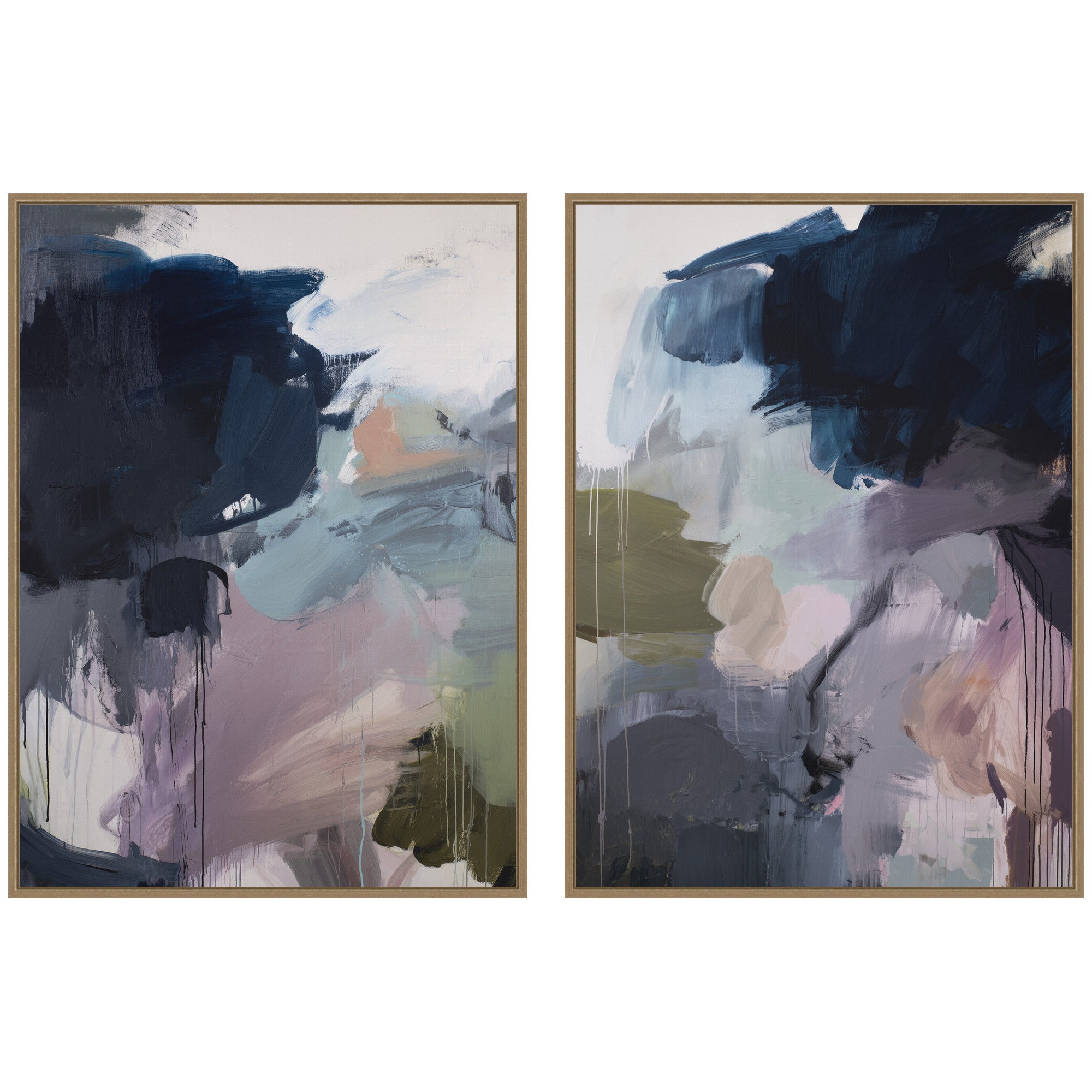 Under the Sky No. 1 & No. 2 2 Piece Framed Canvas Wall Art Set by Amy Lighthall