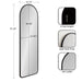 Full Length Mirror Black 16x48 2