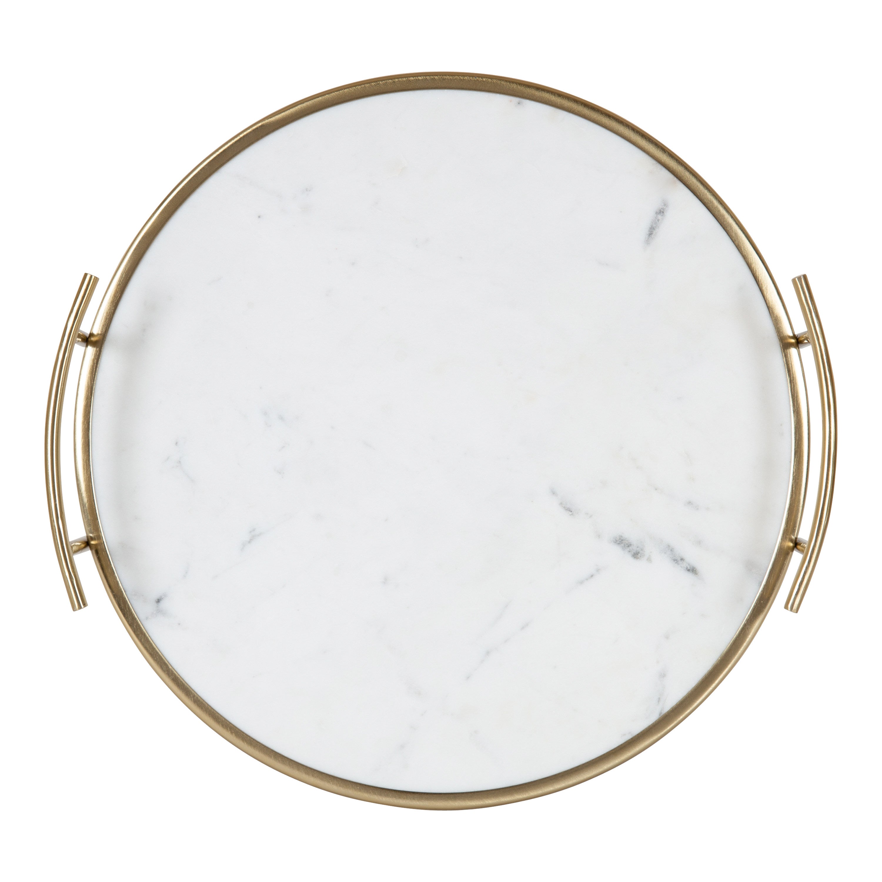 Serving Tray Gold 14" Diameter 4