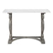 Console Table White Gray 42x14x30 3