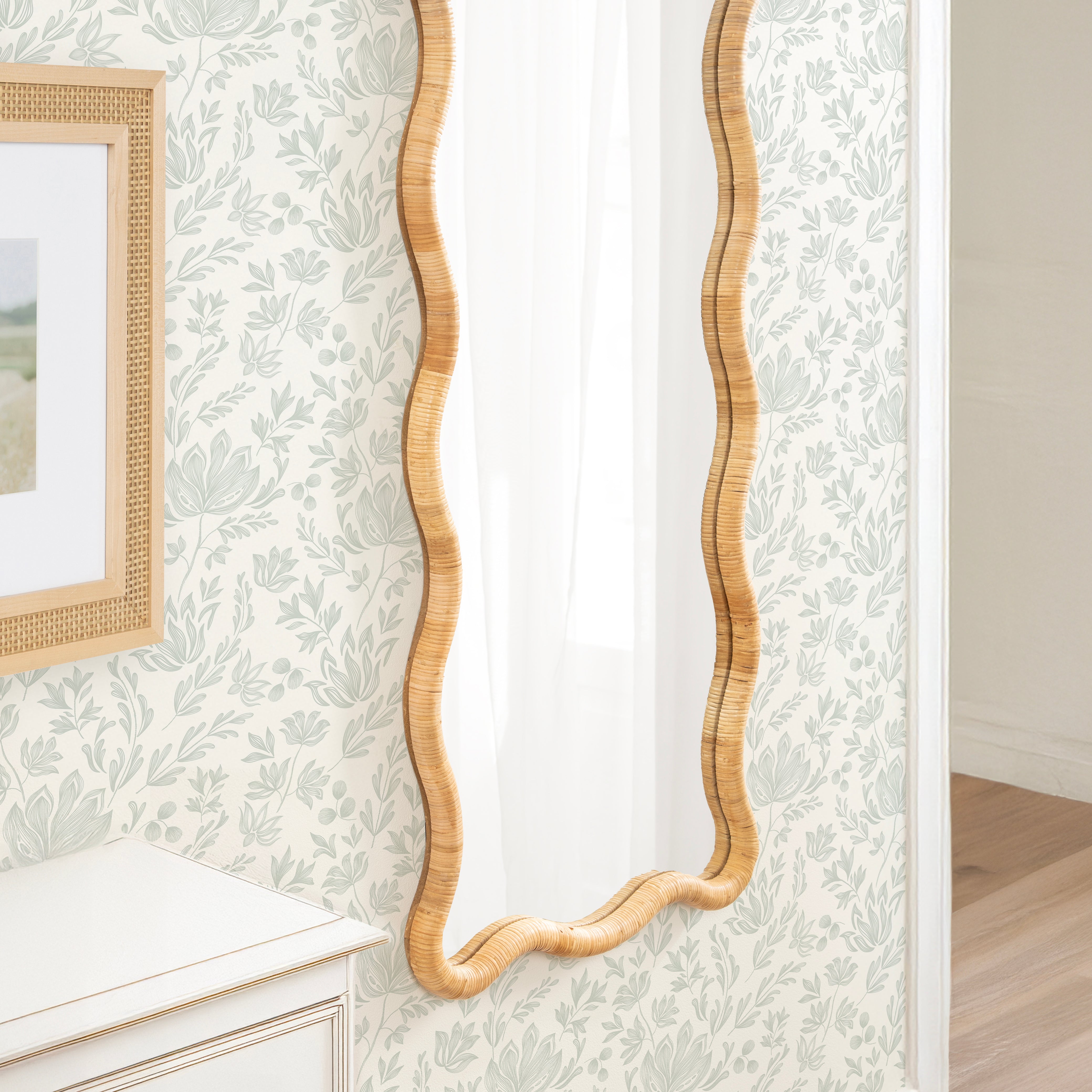 Full Length Mirror 22x48 Natural 7