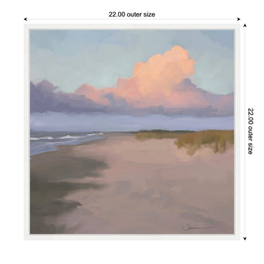 Framed Canvas 22 x 22 Sylvie White 2