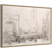 Framed Canvas Sylvie Dark Gold 33x23 1
