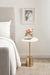 Side Table White Gold 14x14x24 7
