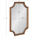 Scallop Mirror Rustic Brown 20x30 5