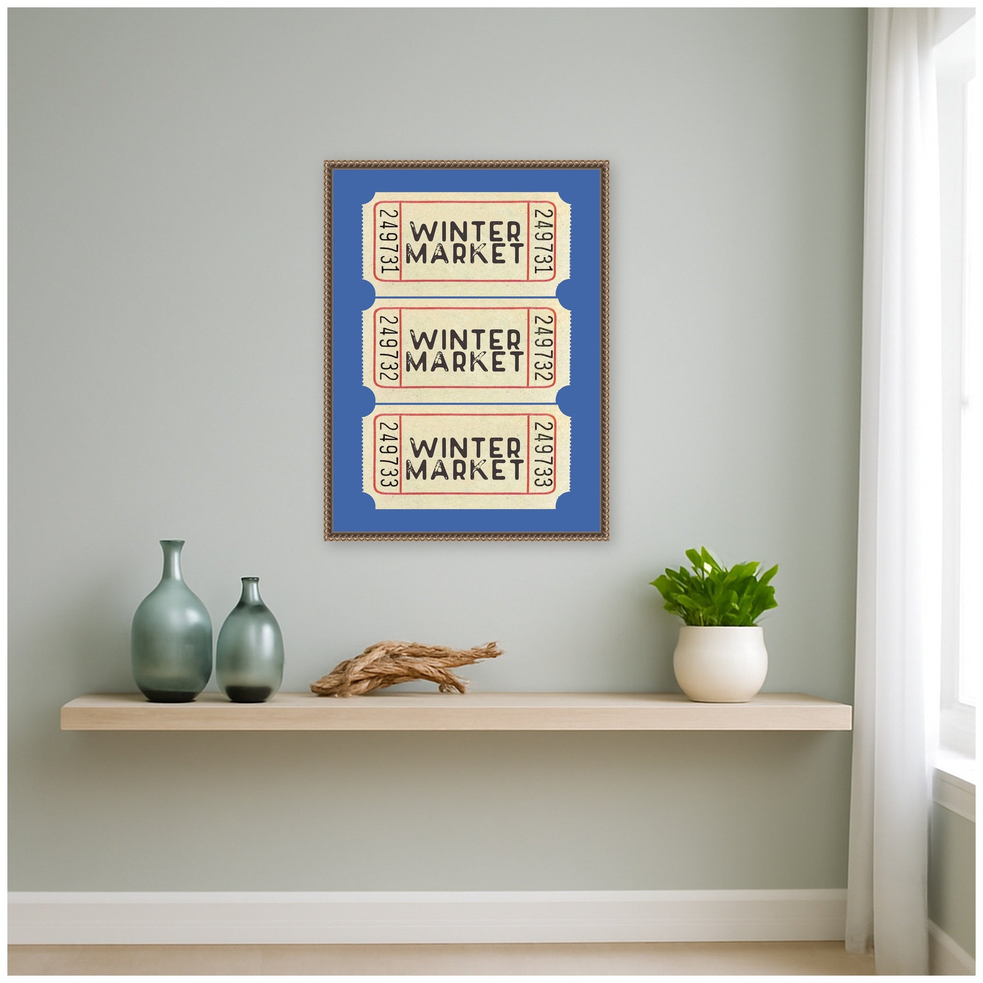 Framed Canvas Sylvie Beaded Dark Gold 18x24 6
