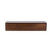 Floating Console Table Walnut Brown 30x9x6 6