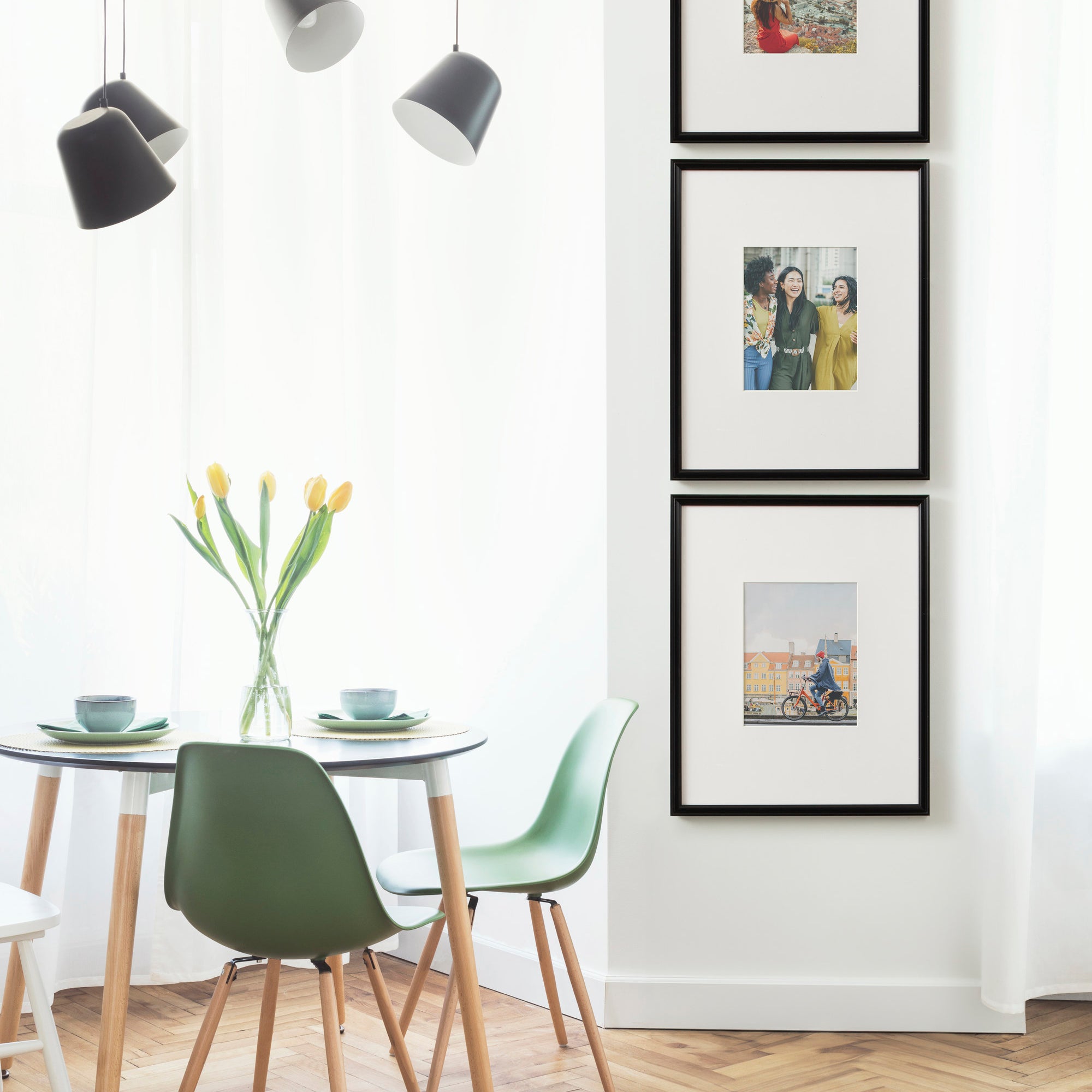 Wall Frame 16x20 matted to 8x10 Black 7
