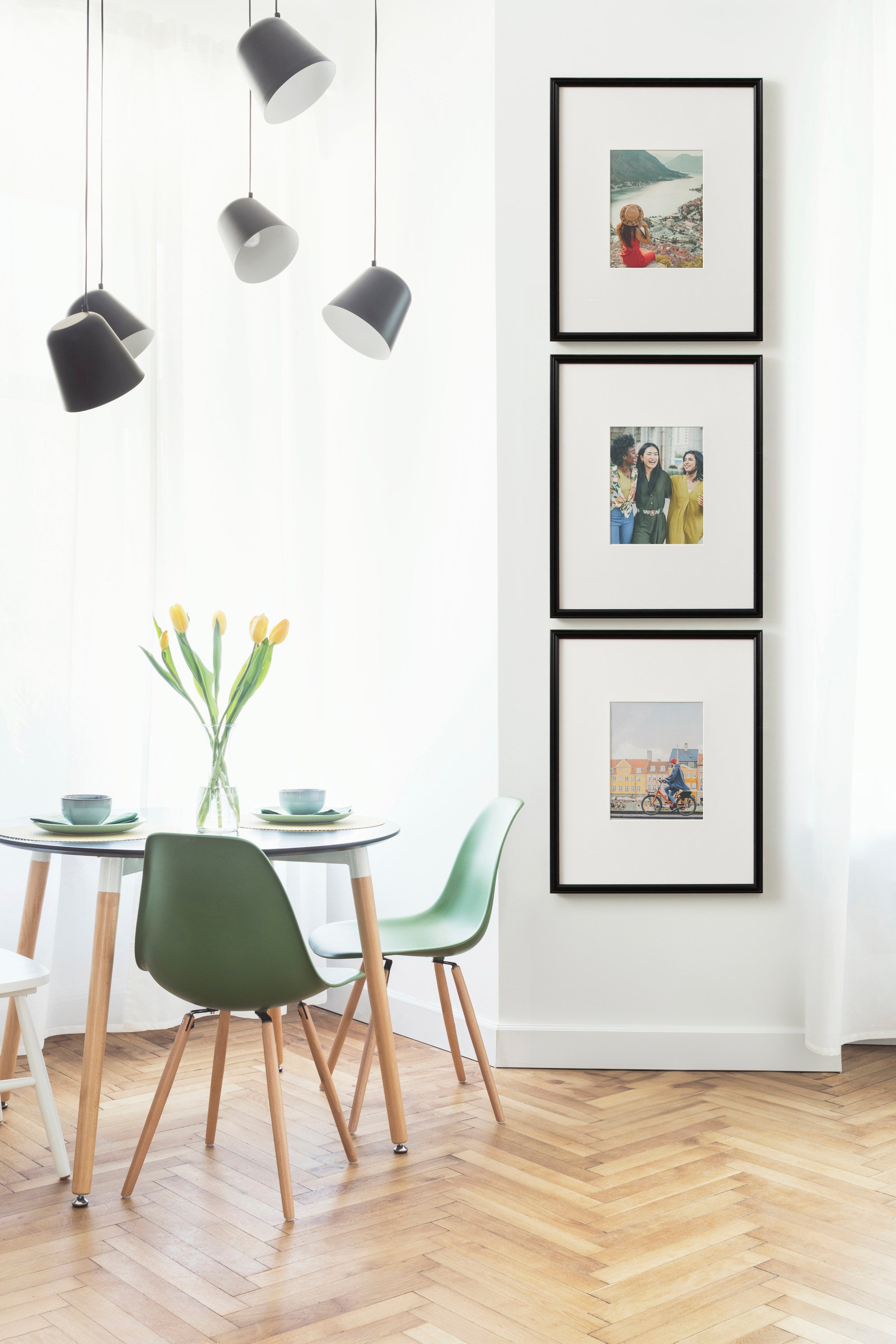 Wall Frame Black 16x20 matted to 8x10 7