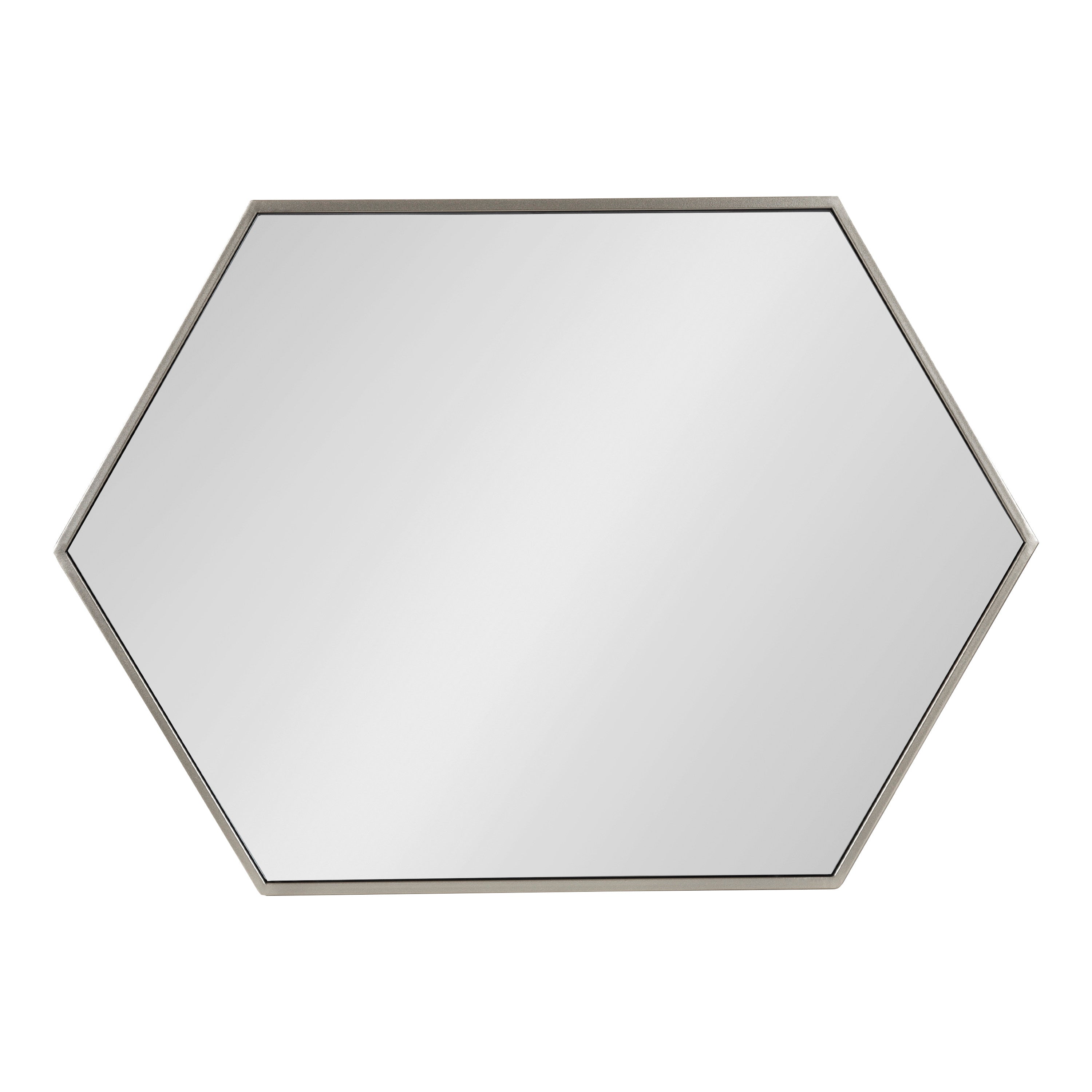 McNeer Hexagon Metal Wall Mirror