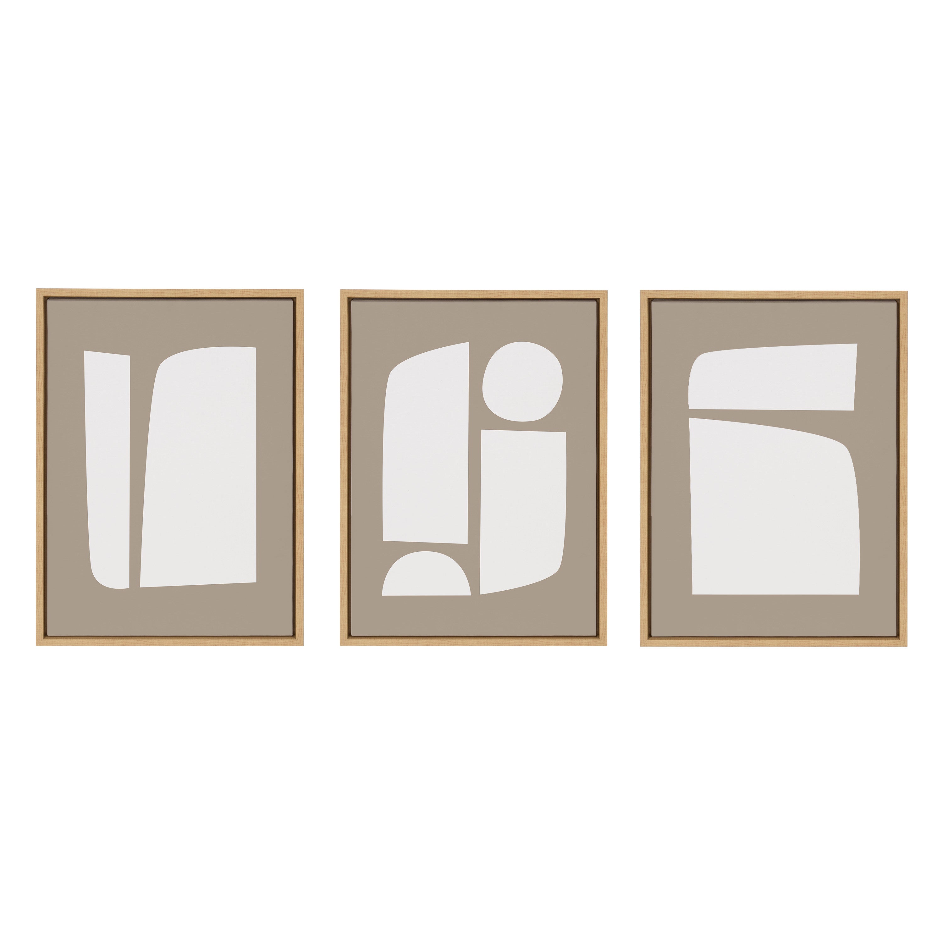 Art Set 3 Piece Set 18x24 Sylvie Natural 2