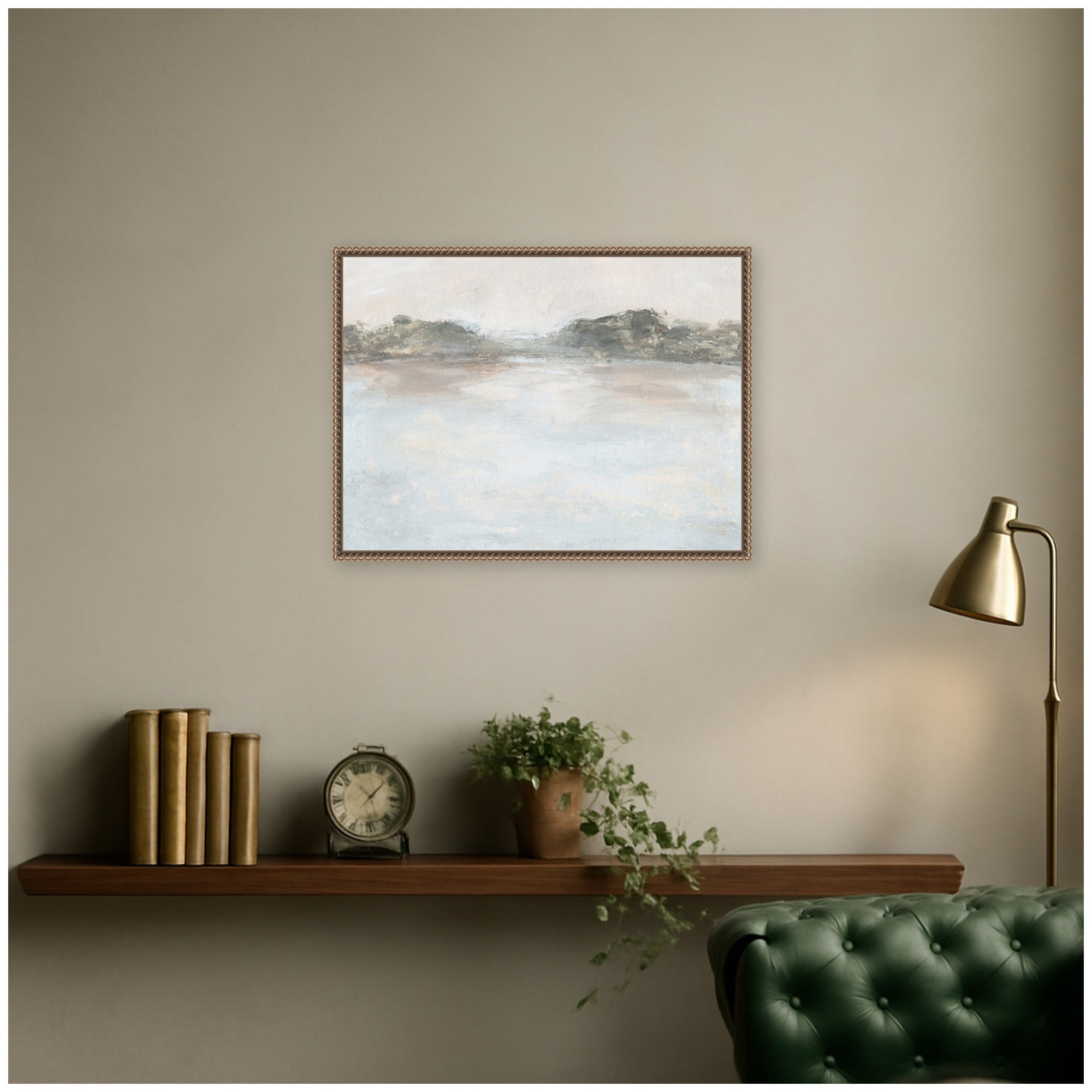 Framed Canvas 24x18 Sylvie Beaded Dark Gold 6
