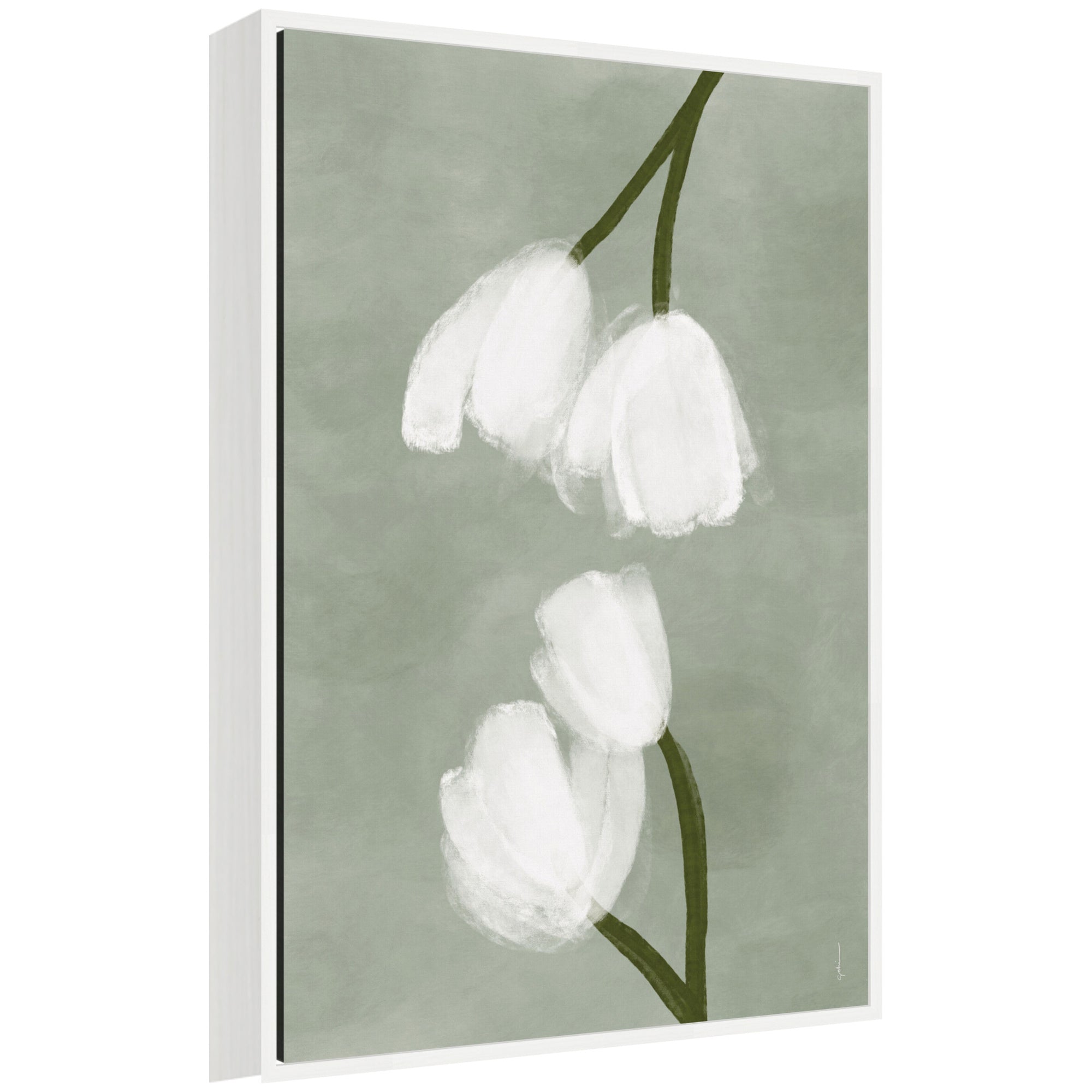 Framed Canvas 23x33 Sylvie White 1