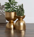 Freestanding Planter Gold 2 Piece 6