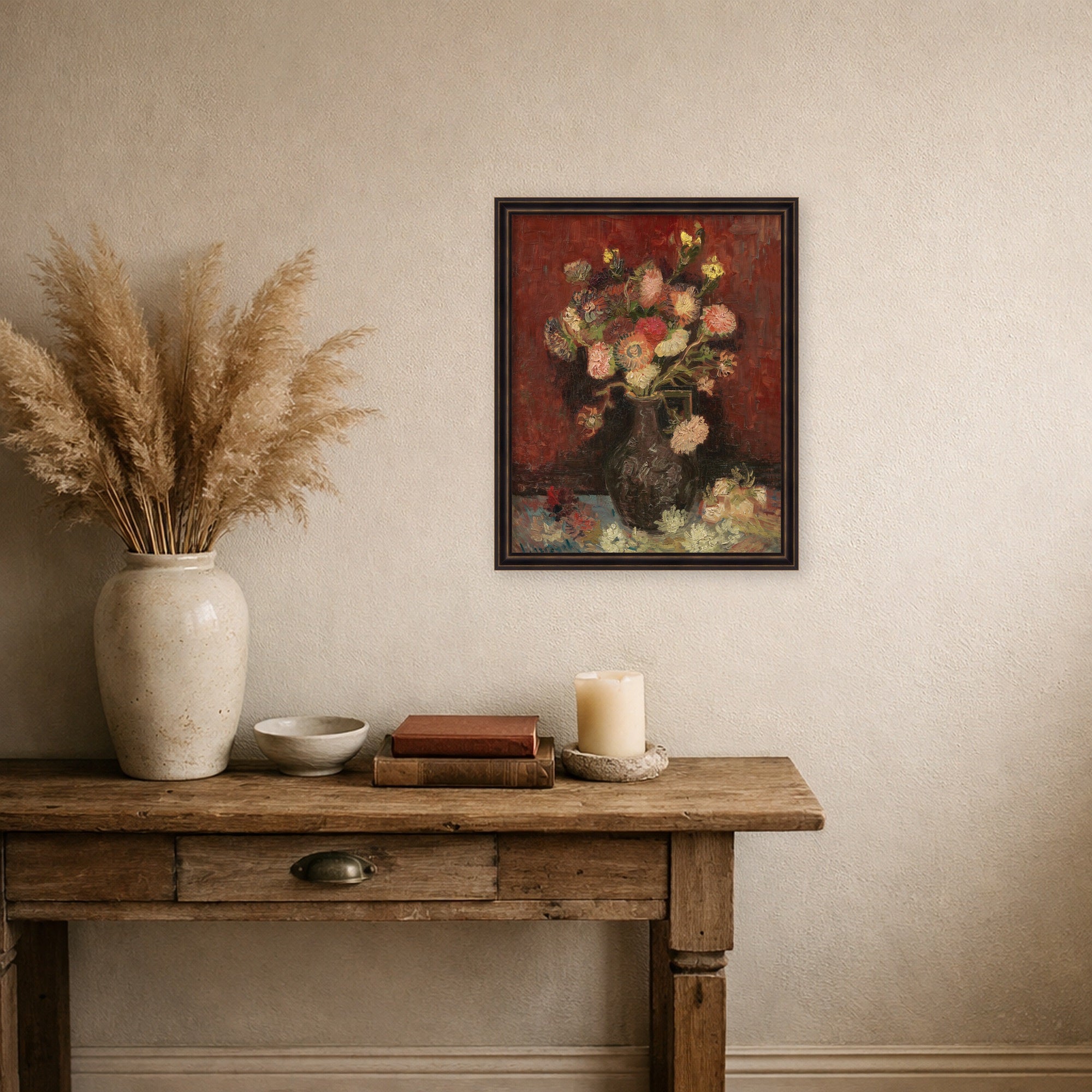 Mounted Canvas 18 x 22 Dark Bronze Scoop 5