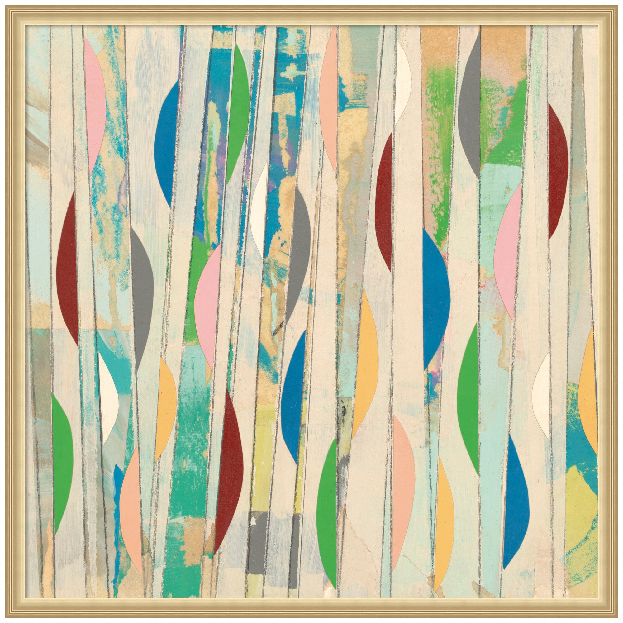 Geometric Abstract 2 FC by Felicia Dadak Framed Mounted Canvas Wall Art Print