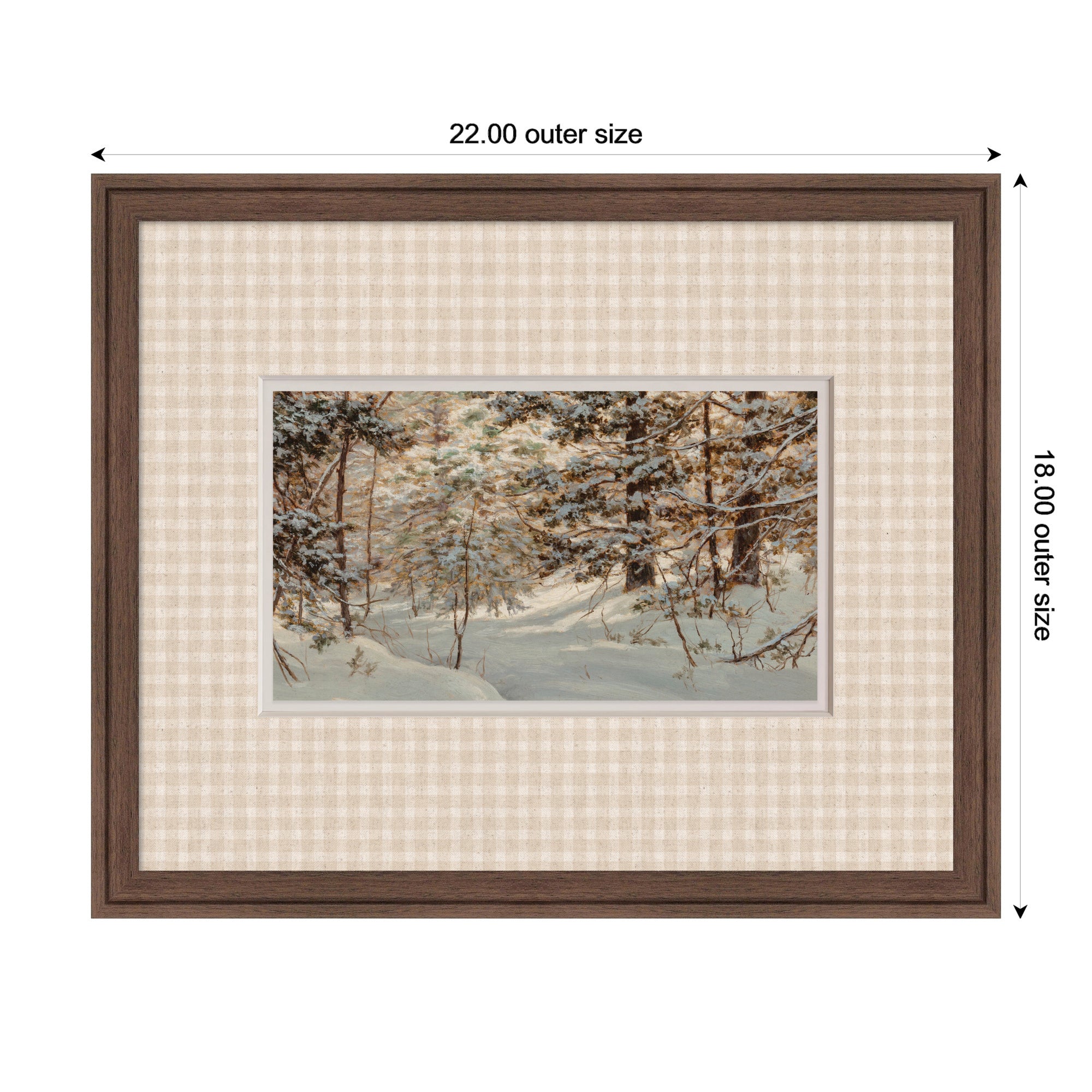 Framed Art Florence Medium Brown 22x18 2