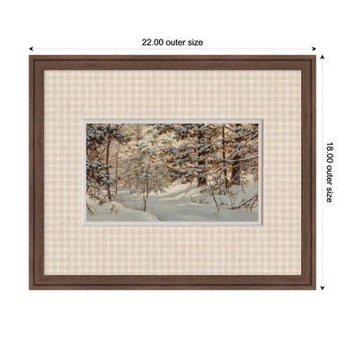 Framed Art Florence Medium Brown 22x18 2