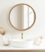 Round Mirror Natural 30x30 7