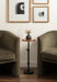 Drink Table Natural Black 10x10x30 7