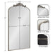 Full Length Mirror 24x42 Silver 2