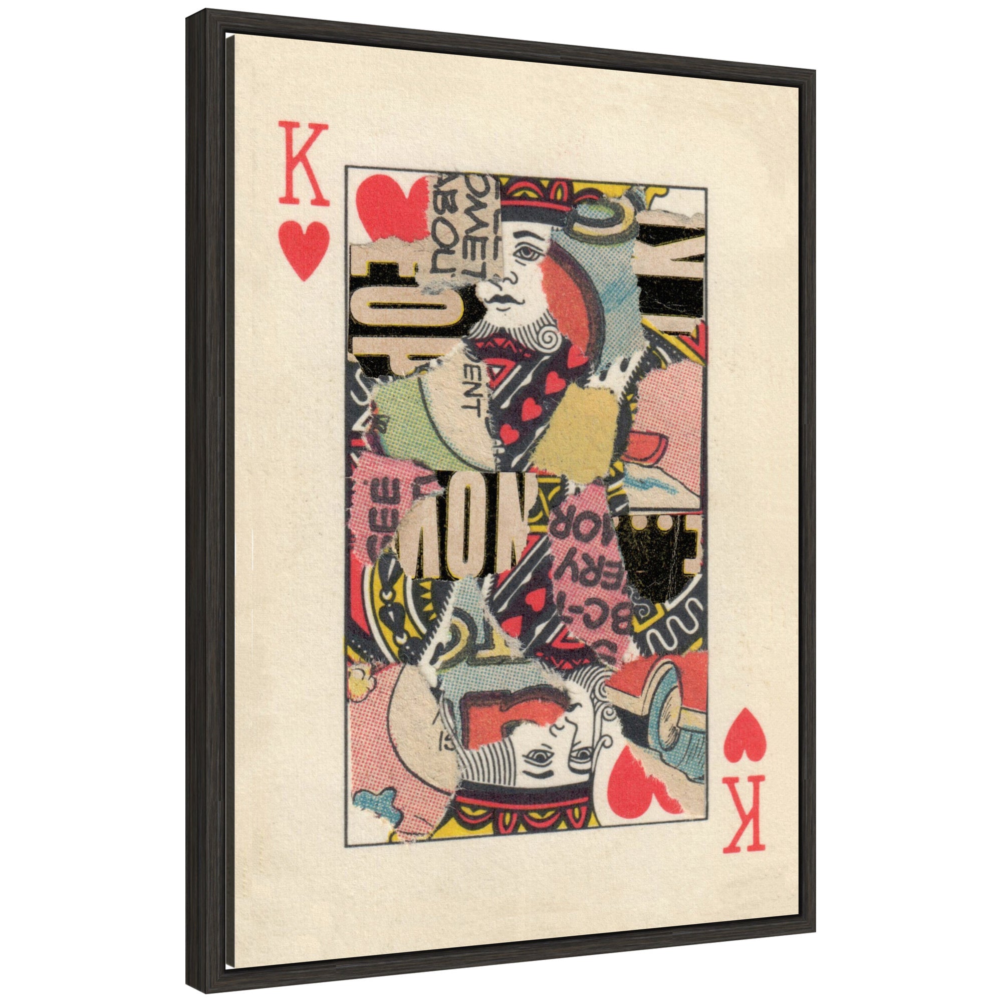 King for Now FC by Felicia Dadak Framed Canvas Wall Art Print
