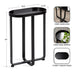 Side Table Black 17x9x24 2