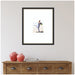 Wall Frame Belmont Black 22x26 matted to 8x10 6