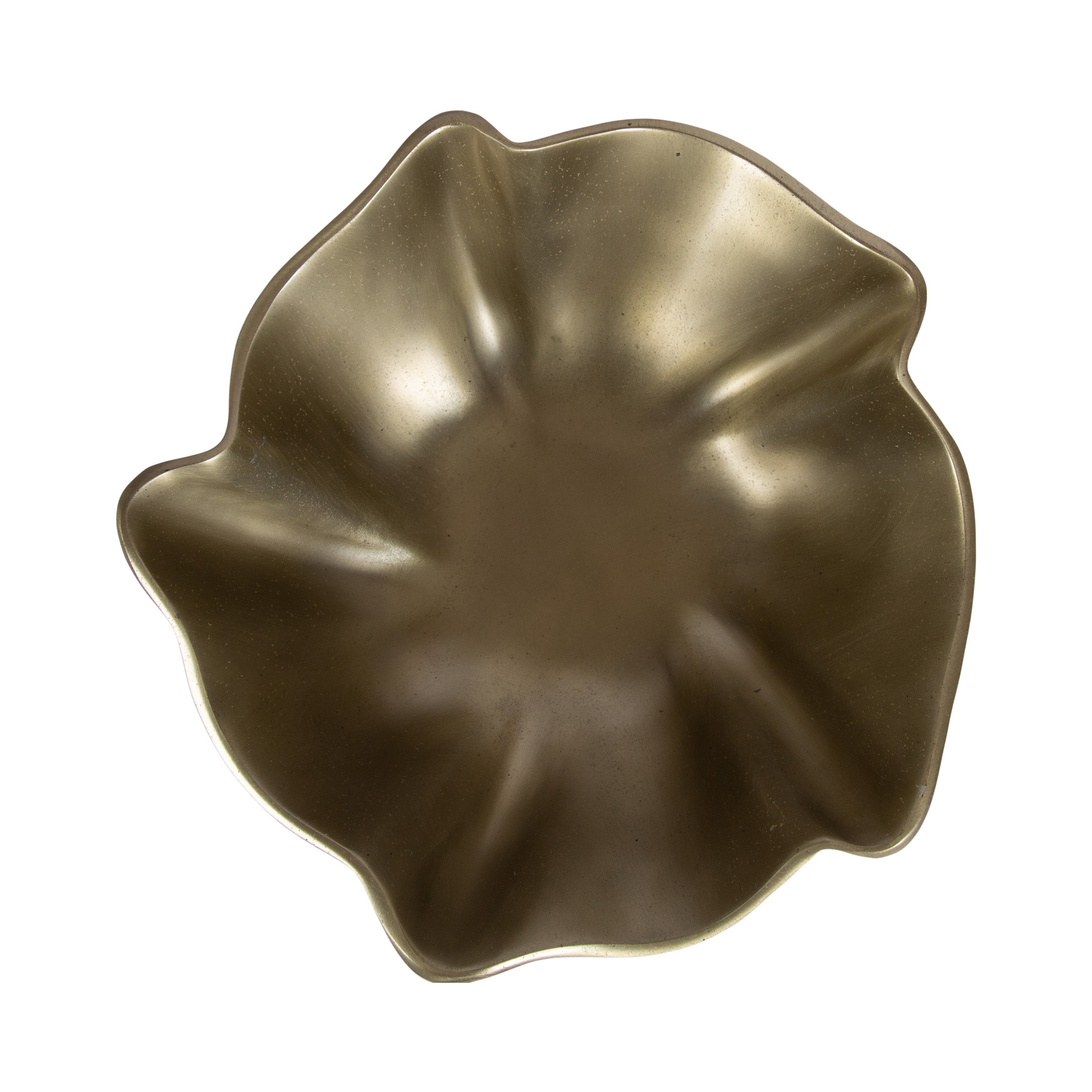 Serving Bowl Gold 10" diameter 4