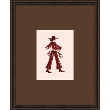 Framed Art 18x22 Dark Bronze Scoop 1