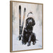 Framed Canvas Sylvie Dark Gold 18x24 1