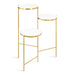 Plant Stand White Gold 10x10x30 1