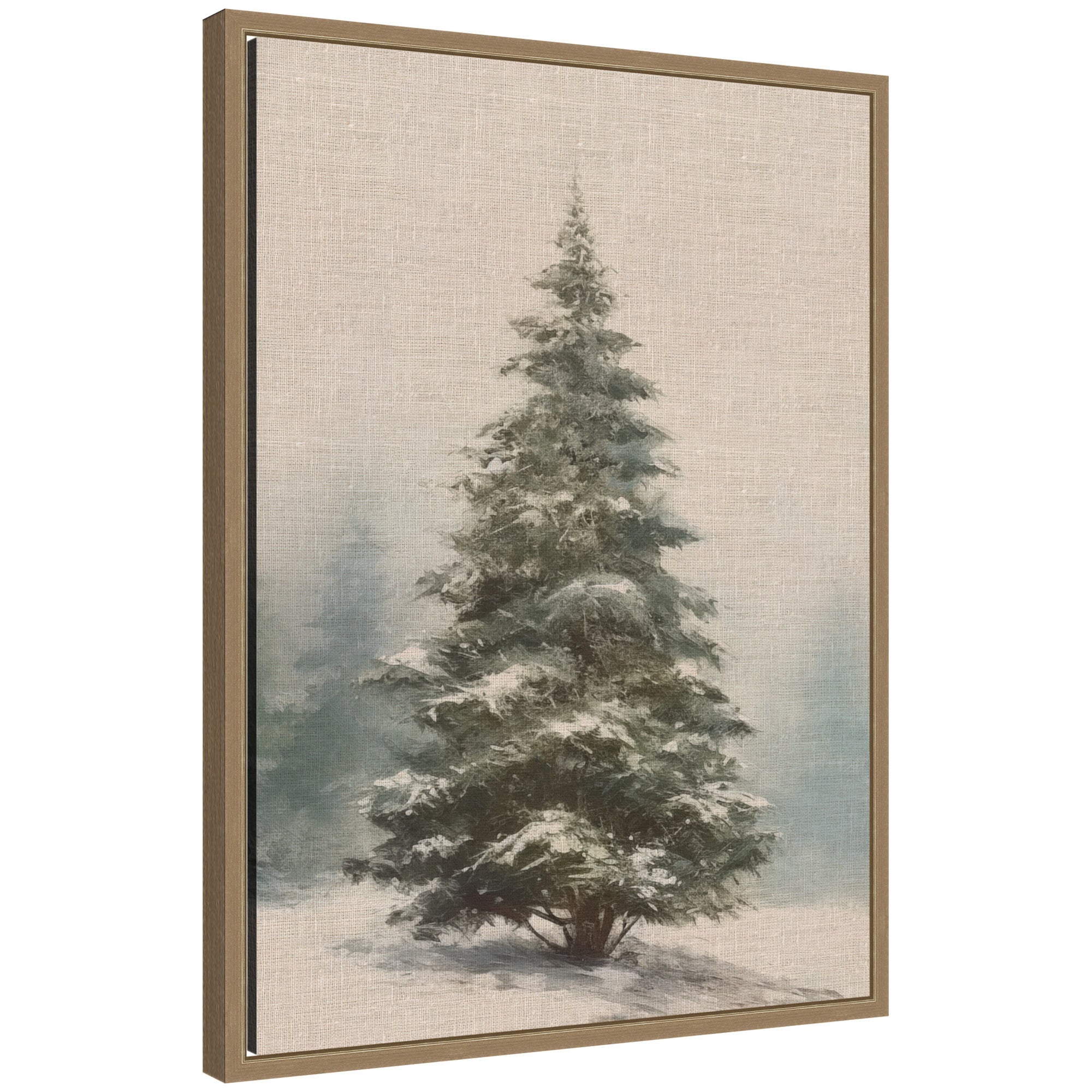 Framed Canvas Sylvie Dark Gold 18x24 1