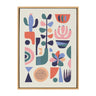Sylvie Mid Century Succulents Framed Canvas by Rachel Lee of My Dream Wall