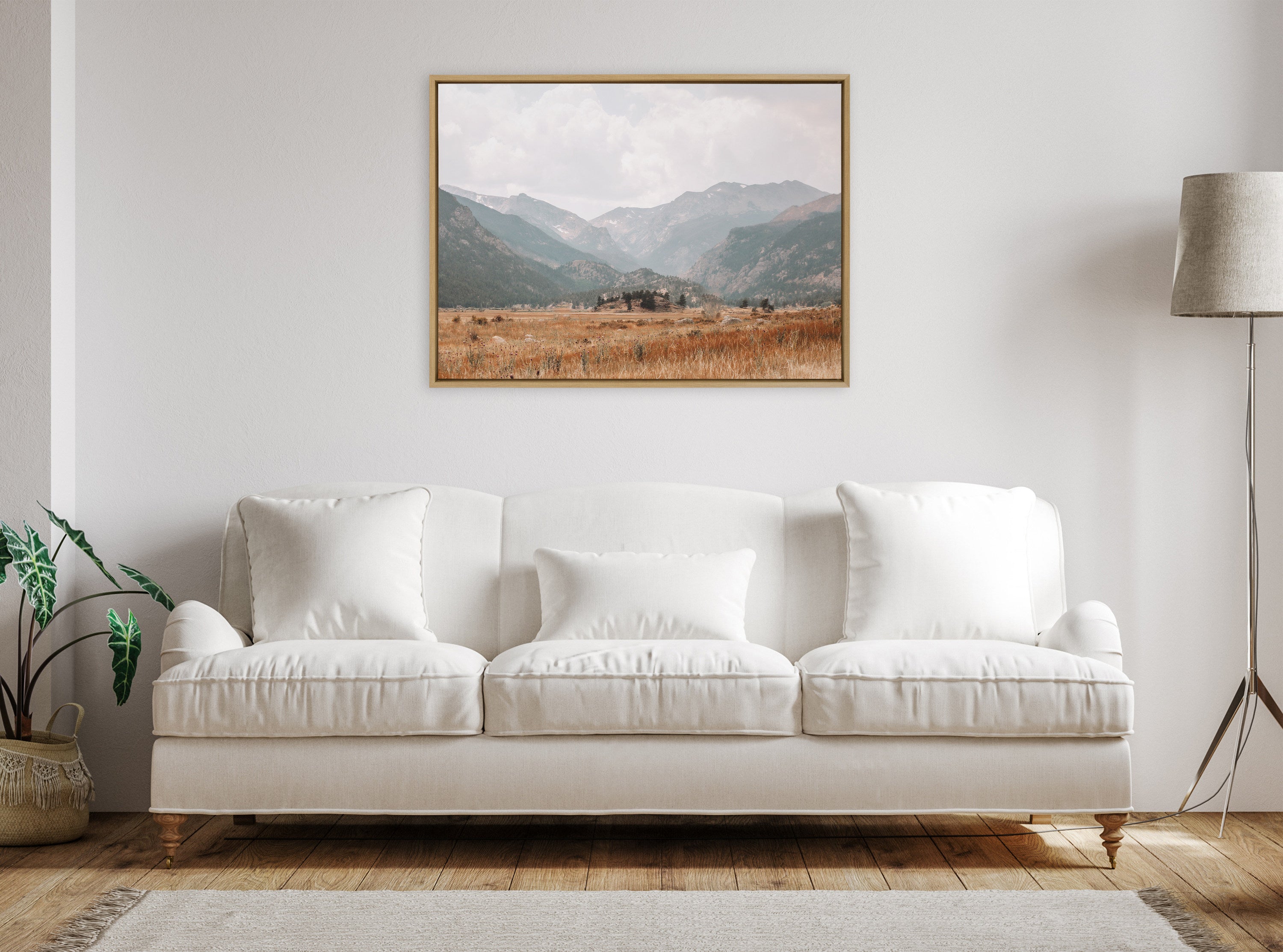 Framed Canvas 28x38 Sylvie Natural 6
