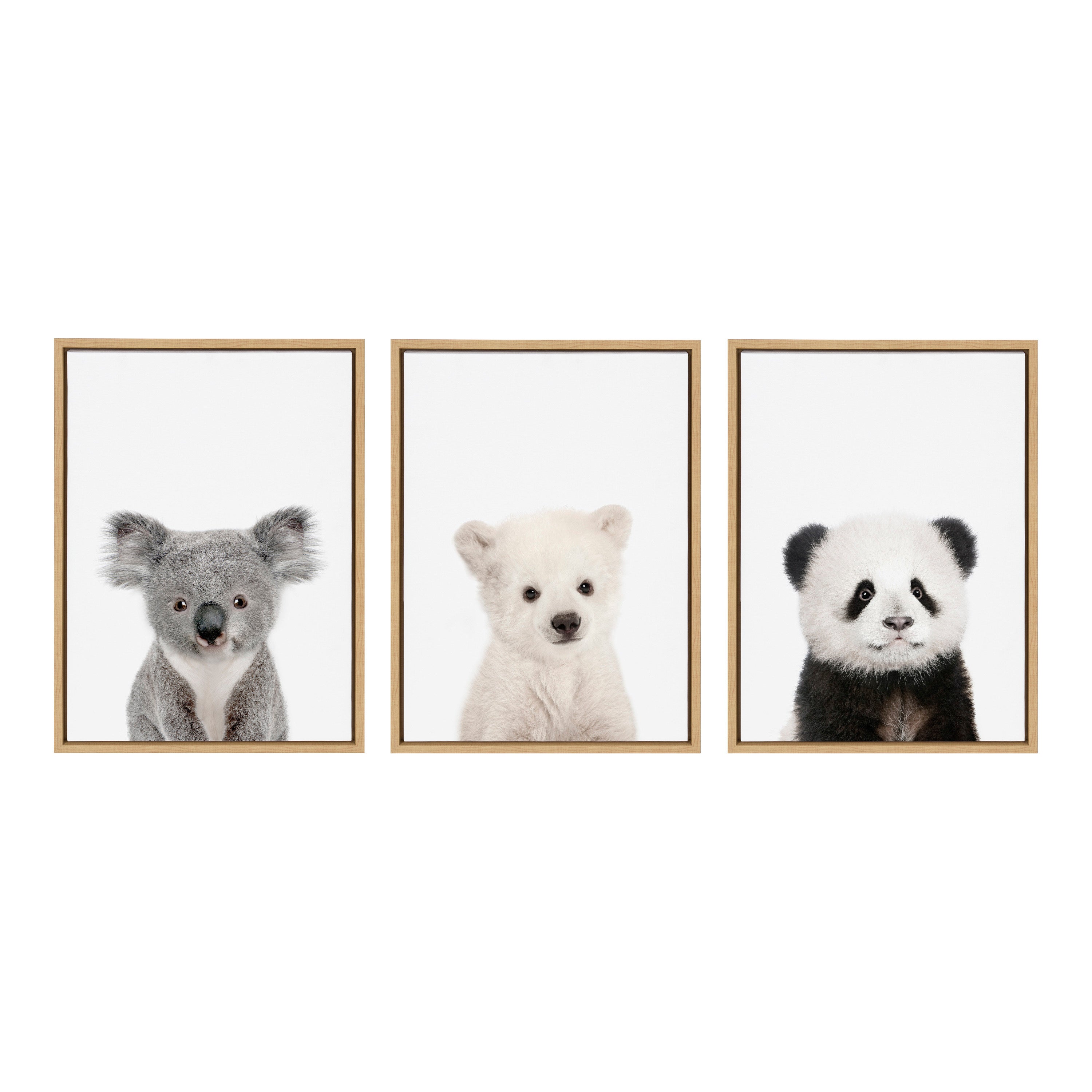 Art Set Sylvie Natural 3 Piece Set 18x24 2