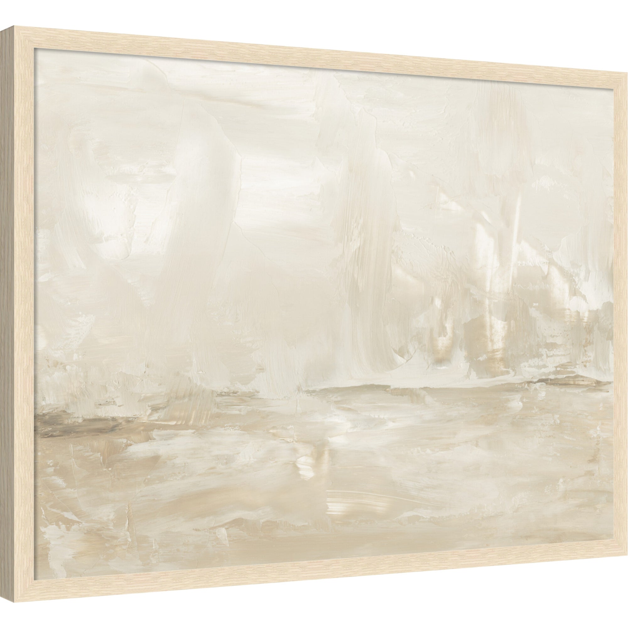 Mounted Canvas 38x29 Woodgrain Stripe Blonde 5
