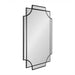 Scallop Mirror 24x36 Black 1