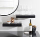 Floating Shelf 2 Piece 18 Inch Black 7