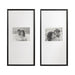 Wall Frame Black 14x30 matted to 8x10 5
