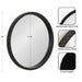 Round Mirror Black 30x30 2