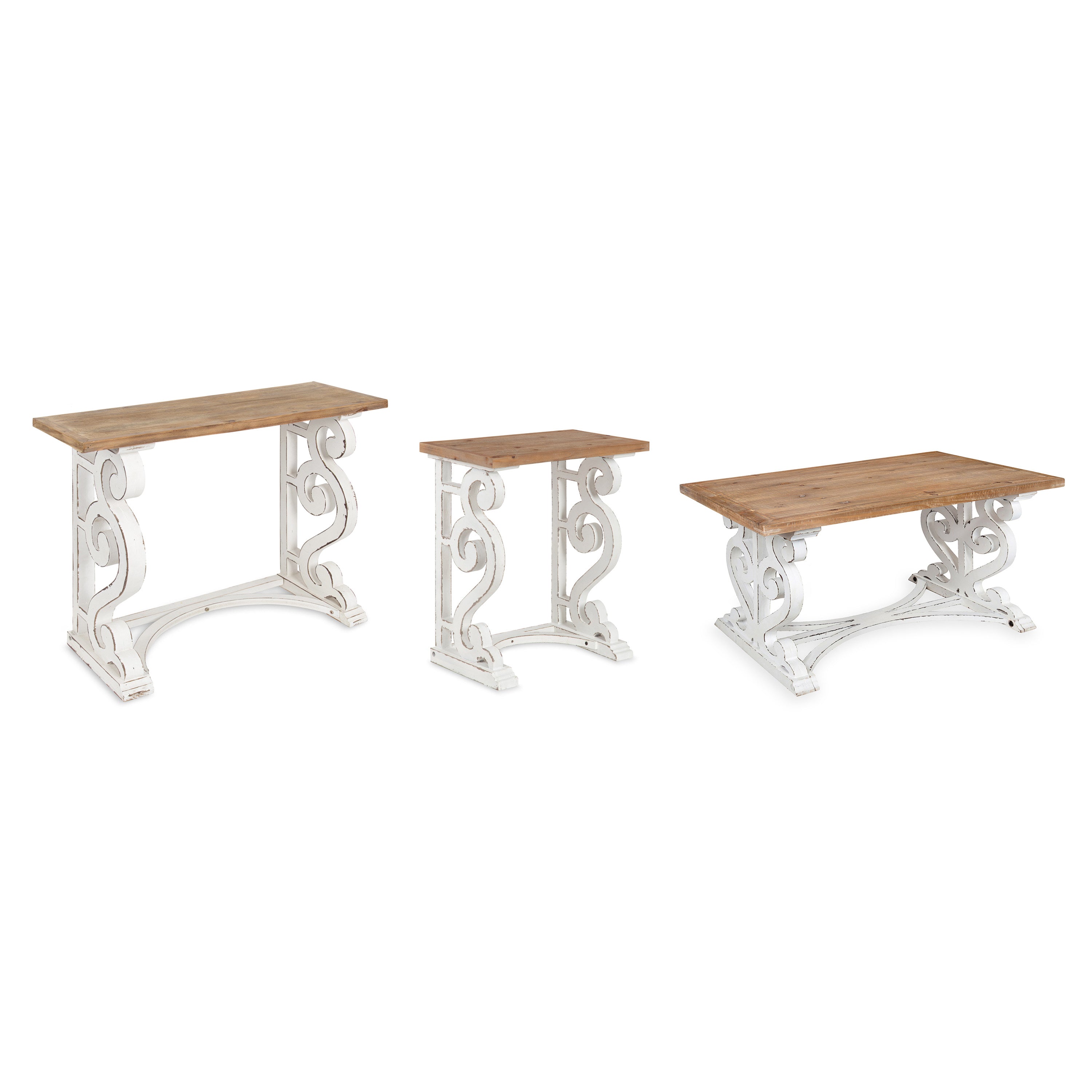 Wyldwood Rustic Carved Wood Coffee Table