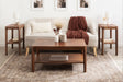 Coffee Table Walnut Brown 36x20x18 7