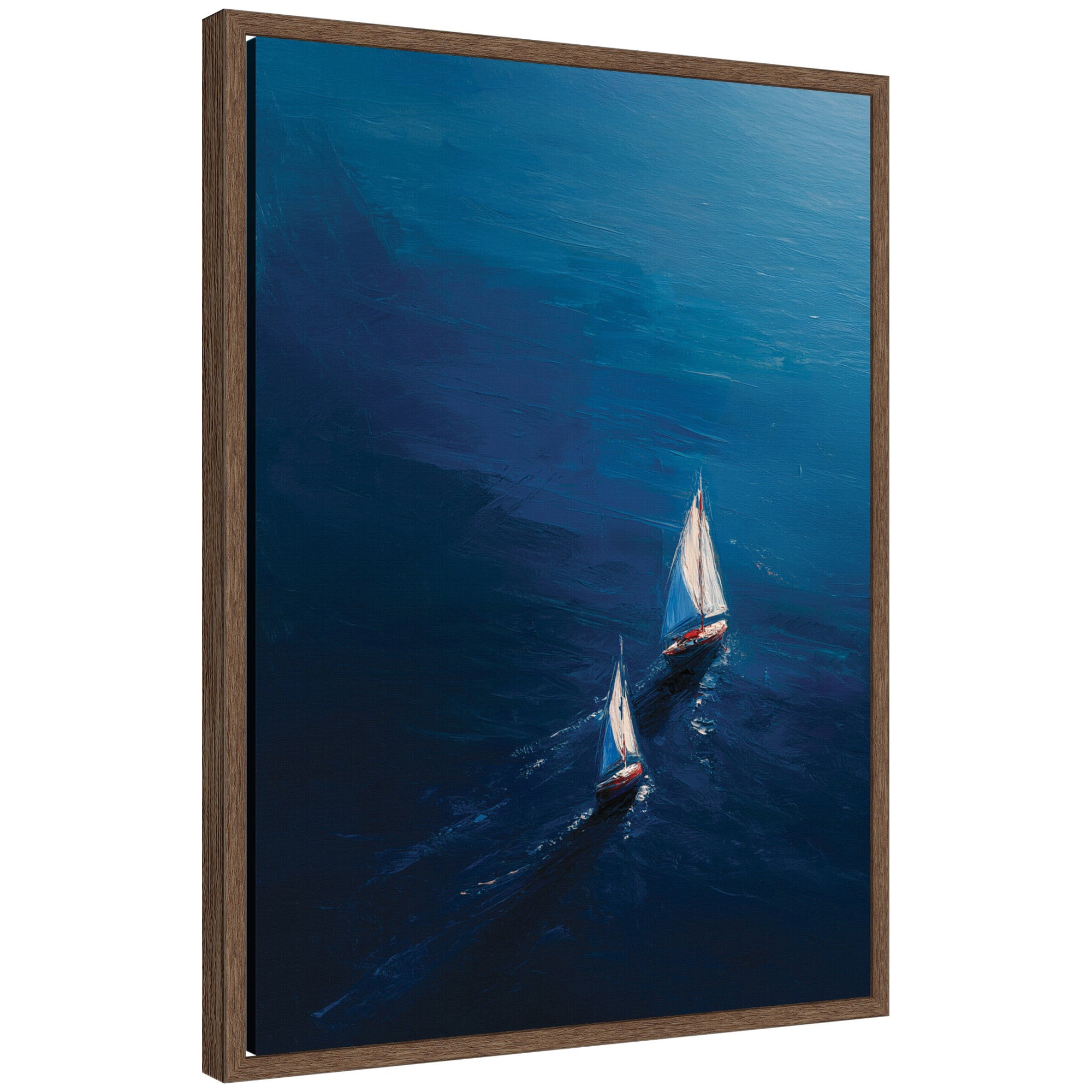 Framed Canvas 18x24 Sylvie Walnut 1