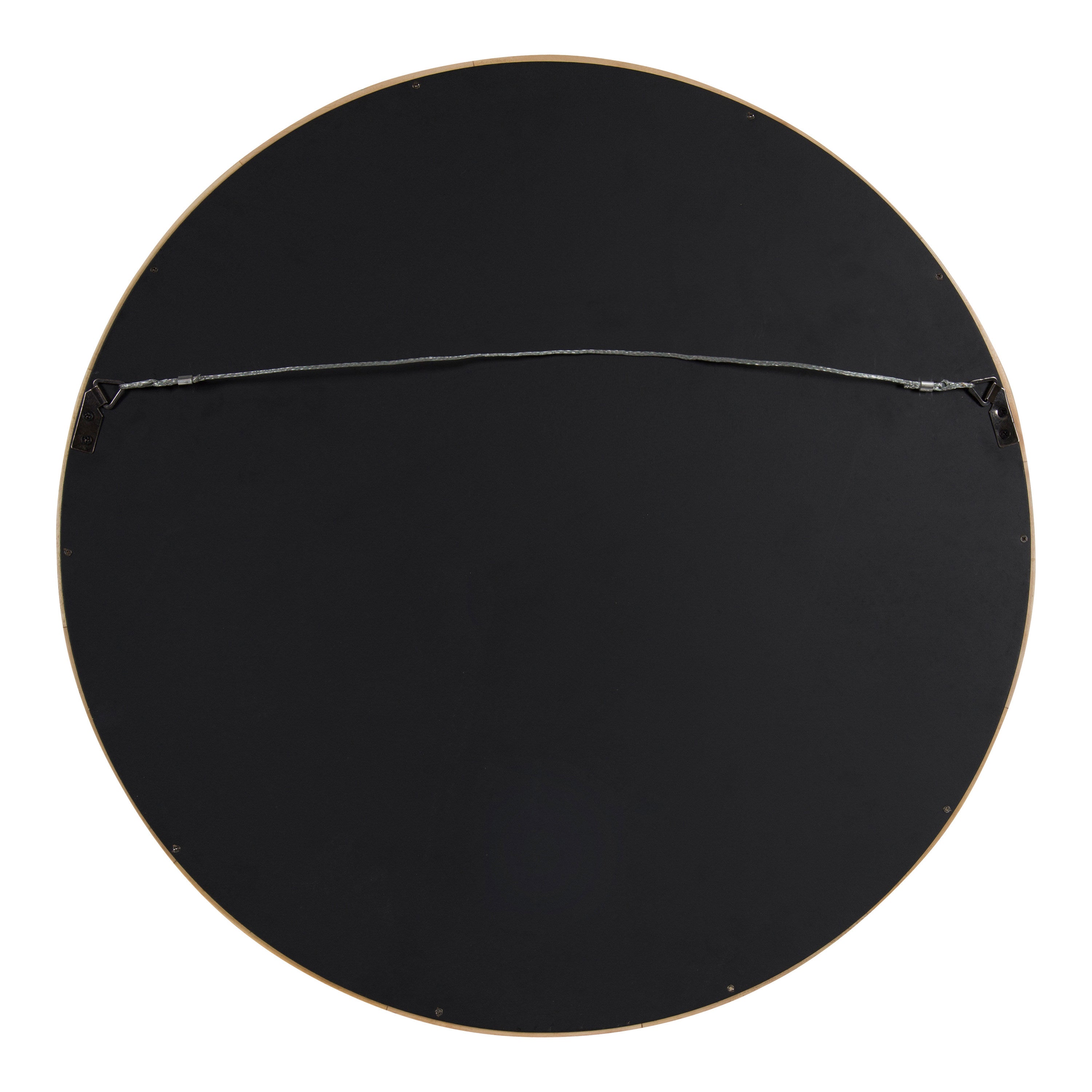 Round Mirror Natural 22" Diameter 4