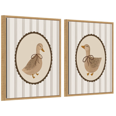 Art Set Sylvie Natural 2 Piece Set 18x24 1